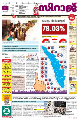 Siraj Daily Epaper Kochi Edition